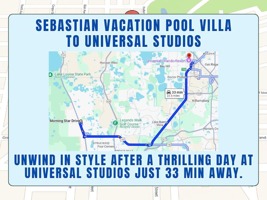 Sebastian Pool Villa W Spa Orlando Exterior photo