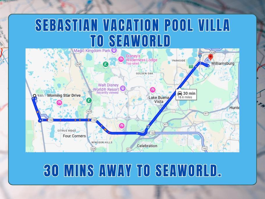 Sebastian Pool Villa W Spa Orlando Exterior photo